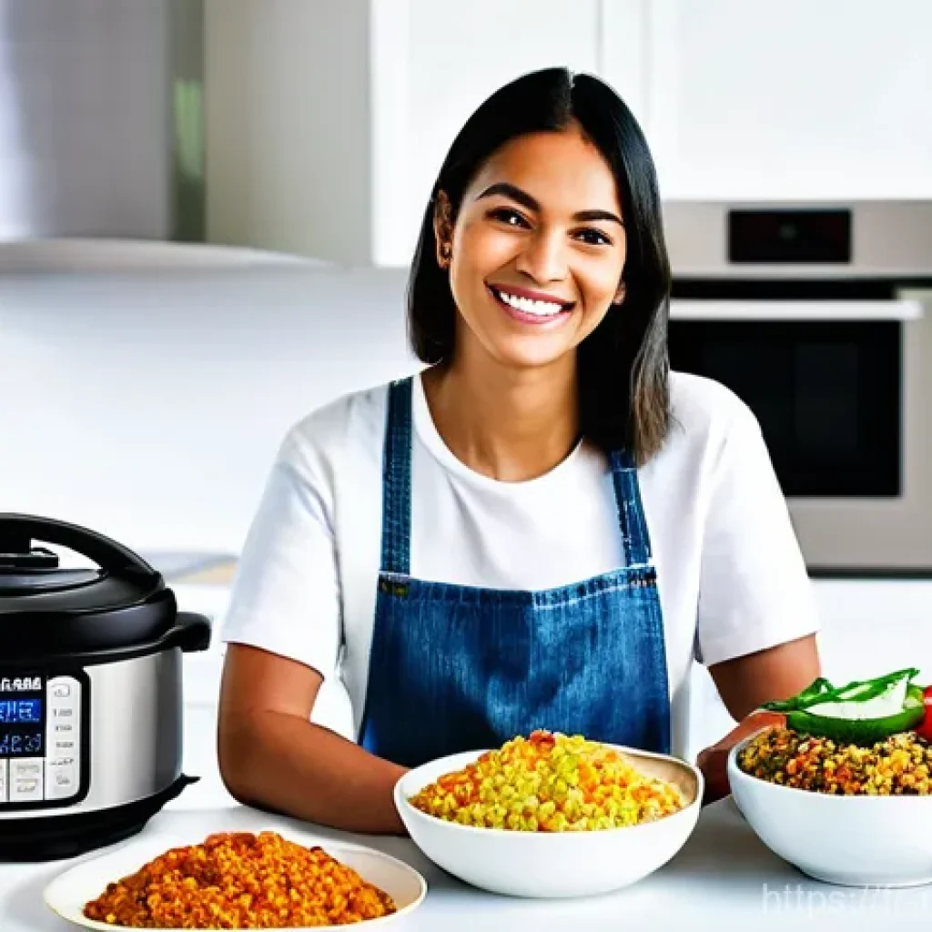 다문화 요리사에게 유리한 조리 기기 - **Prompt 1: Smart Multi-Cooker for Global Cuisine**
    "A vibrant, modern kitchen filled with natur...