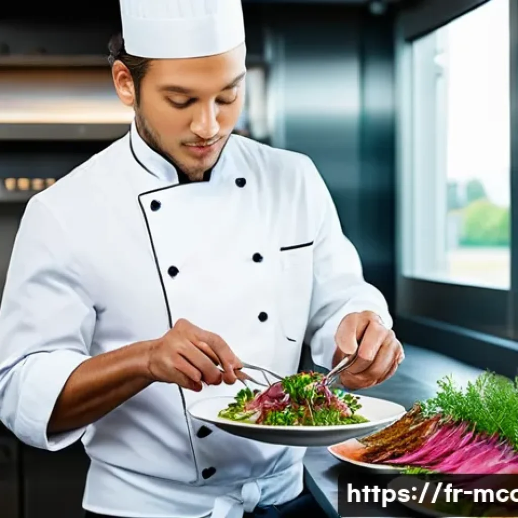 다문화 요리사와 스타 셰프 인터뷰 - **Prompt 1: Culinary Fusion and Innovation**
    A highly detailed, professional photograph of a ren...